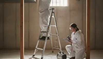 Mold inspection for hidden water damage in Clovis, CA home by restoration specialist